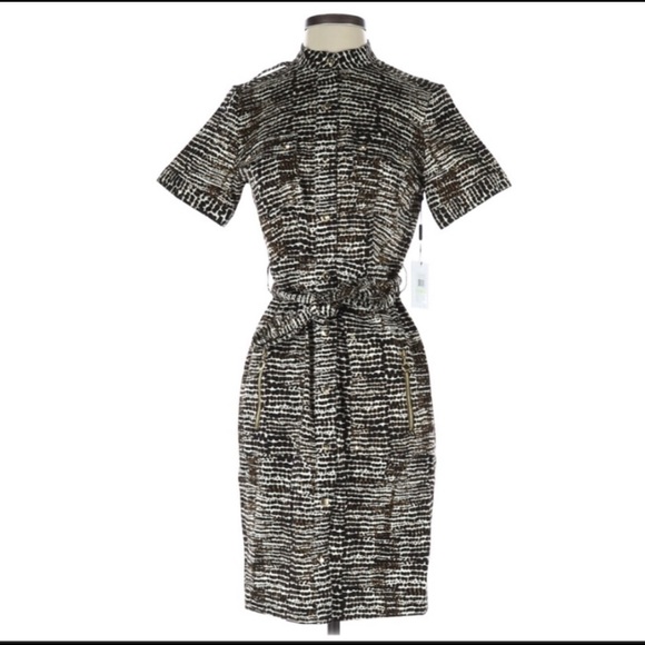 Calvin Klein Button Down Dress Size 4 - Picture 1 of 9